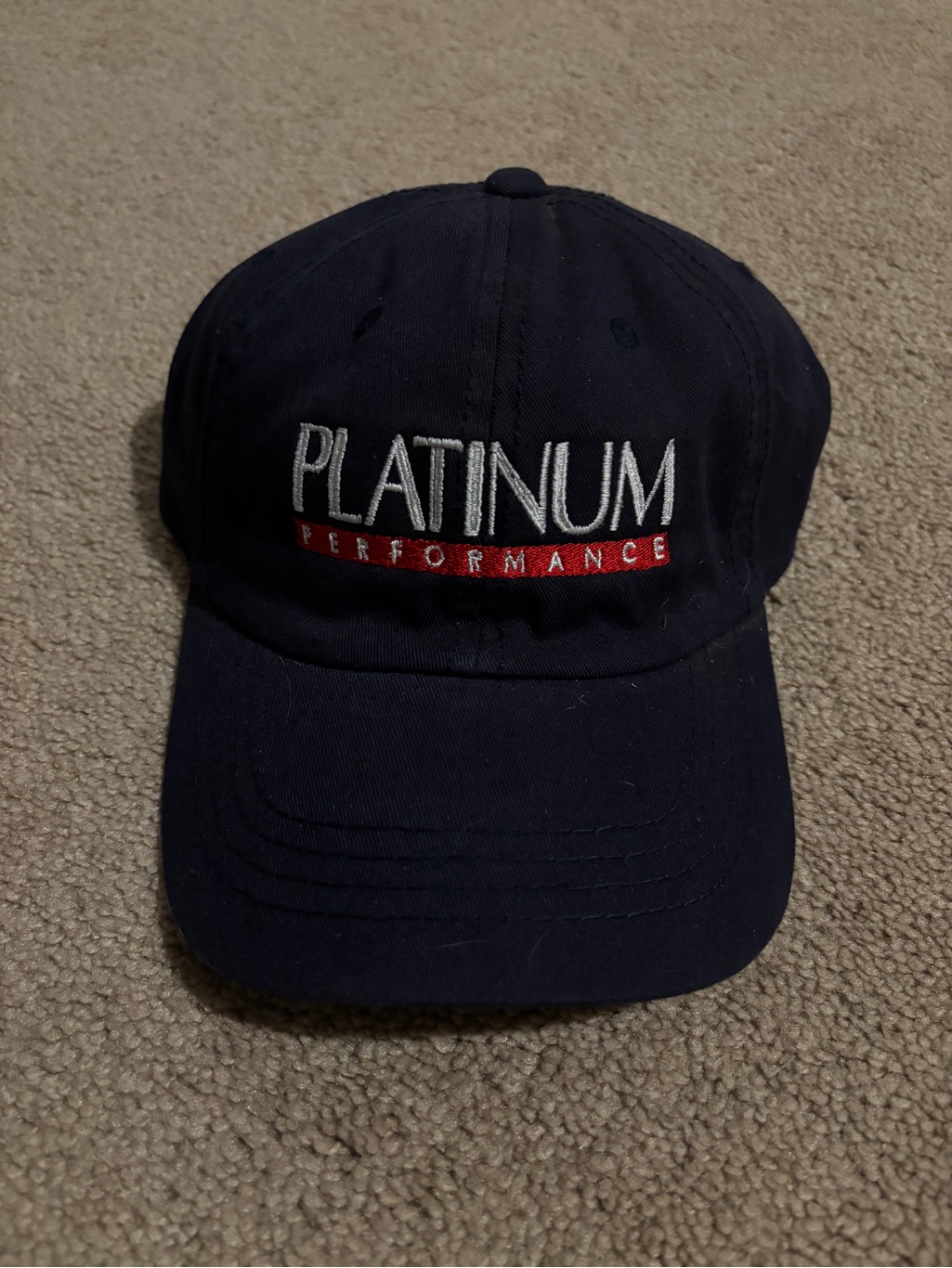 Platinum Performance Navy Baseball Hat